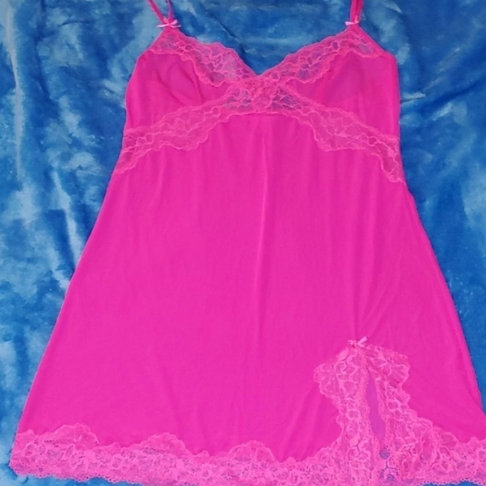 Pink Lace Chemise